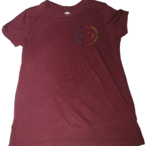 Old Navy Girls burgundy t-shirt large